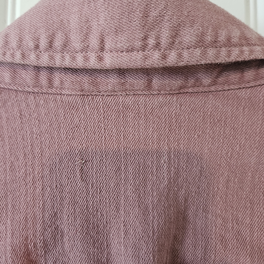 LOFT Pink Cropped Denim Jacket - Picture 4 of 4